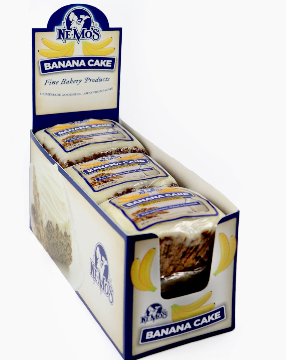 Banana Cake Square NeMo's Bakery