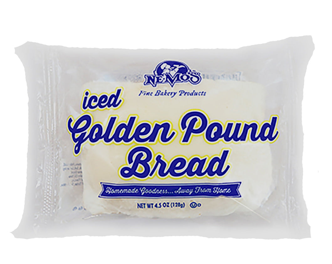 Iced Golden Pound Bread